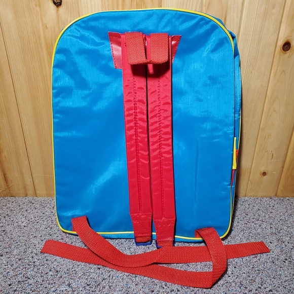 Vintage Dick Tracy The Kid Backpack Blue‎ Bag Disney Movie Film Rare Like New - Picture 2 of 11